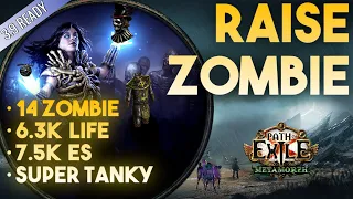 [3.9] Raise Zombie Build (Zombiemancer)  - Necromancer Witch - Metamorph - Path of Exile 3.9