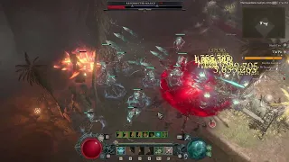 [Diablo 4] Solo T100 Pit Clear Bone Spear/Minion Necromancer (no holy elixir)