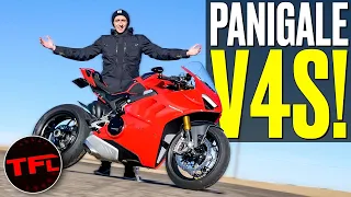 214 Horsepower! The Ducati Panigale V4S Is The Most POWERFUL Motorcycle I've Ever Ridden