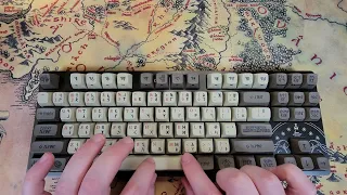 The Lord of the Rings Dwarven Keyboard By DROP Review & Unboxing | A LOTR Collection.