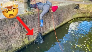 Magnet Fishing Gone Wrong! Found Strange Things Found in Amsterdam