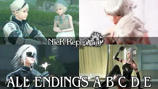 NieR Replicant ver.1.22474487139 - ALL ENDINGS A B C D E @ 4K 60ᶠᵖˢ ✔