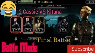 How to defeat Final Boss Kitana On Battle mode Mortal kombat mobile #mkmobile #kitanamk