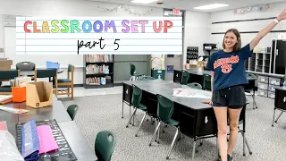 CLASSROOM SET UP part 5 | setting up the room