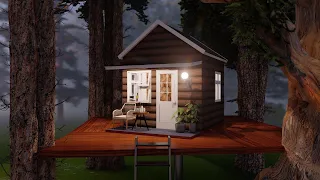 Cozy Small House Design 3x3 Meters (100SQFT) Living off Grid and Floor Plan