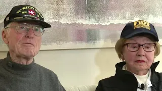 Holocaust survivor, WW2 veteran meet