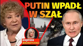 Putin WPADŁ W SZAŁ! Tak SKOŃCZY Rosja! Kurczab-Redlich: Stworzył WIELKĄ PAJĘCZYNĘ interesów