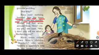 NCERT CLASS-3rd, English, Nina and the baby sparrows. reading of the chapter