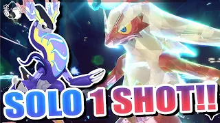 This MIRAIDON SOLO 1 SHOTS 7 STAR BLAZIKEN TERA RAIDS in Scarlet & Violet!😎 (Solo Guide)