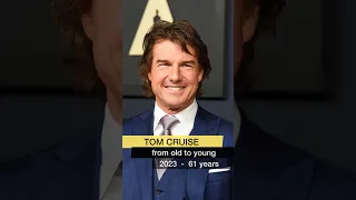 TOM CRUISE ⭐️ EVOLUTION from old to young, then and now, how they changed #shorts