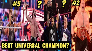 Roman Reigns Best Universal Champion in WWE - Ranking Top Universal Champions From 2016-2021