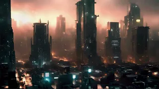 Dark Towers. Atmospheric Blade Runner - Cyberpunk City - Sci Fi Music. 2023