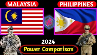 Malaysia vs Philippine military comparison 2024 || Philippine vs Malaysia military power 2024