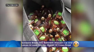 Thief Leaves At Least 100 Mini Bottles Of Crown Royal In Baltimore Woman’s Car After Breaking Into I