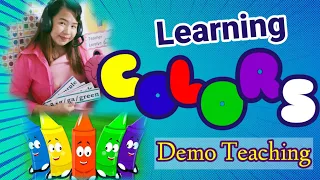 LEARNING COLORS | DEMO TEACHING