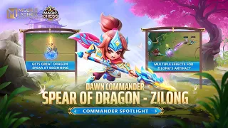 Commander Spotlight | Spear of Dragon | Zilong | Magic Chess | Mobile Legends: Bang Bang