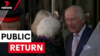 King Charles makes heartwarming public appearance | 7 News Australia