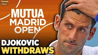 Djokovic Withdraws from Madrid Open 2024 | Tennis News