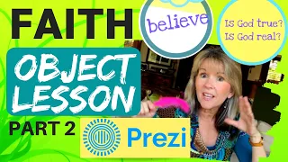 'FAITH' OBJECT LESSON (part 2) KIDS MINISTRY