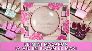 At Home Gel Manicure with Le Mini Macaron La Vie en Bloom Le Maxi Set || caramellogram