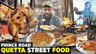 Quetta Street Food | Balochi Sajji of Prince Road | Fish Fry, Falooda | Pakistani Traditional Food