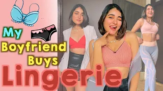 My Boyfriend Buys Lingerie for Me + Try On Haul