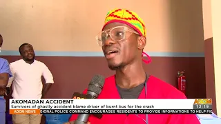 Driver who passengers blame for causing accident, arrested - Premotobre Kasee on Adom TV (03-11-21)