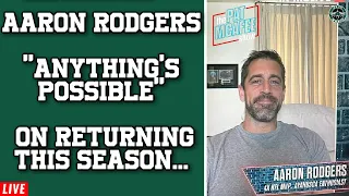 Aaron Rodgers Speaks On Pat McAfee Show REACTION - HE WILL BE BACK