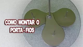 Montagem do Porta-Fios da Overloque Semi Industrial GN1-6D