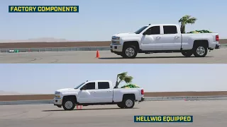 The Hellwig Products Difference - Slalom Testing Before and After Hellwig Installation