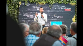 Rede von Martin Hagen am Politischen Gillamoos 2023 der FDP Bayern