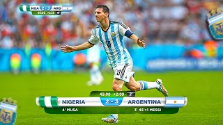 The Day Lionel Messi Saved Argentina In World Cup