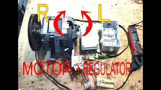 Waschmaschinen Motor anschliessen an einen 230V AC Regulator