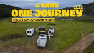 Longest Van Life Convoy - 4 VANS ONE JOURNEY / VAN LIFE VLOG with Yeti.the.van