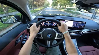 BMW i3 2024 (286 HP) – Visual Review & First Driving Impressions