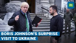 "Privilege To Show Solidarity With Ukraine", Former UK PM Boris Johnson Visits Kyiv