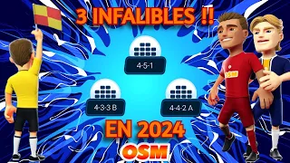 3 Tácticas imposibles de ganar en 2024 🔥! PARTE 1 | OSM ⚽🔥