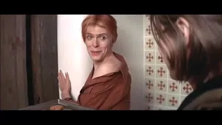 David Bowie 1975...Biscuits Mr. Newton?
