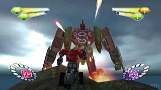 Transformers - Tidal Wave Boss Fight PS2 Gameplay HD (PCSX2 v1.7.0)