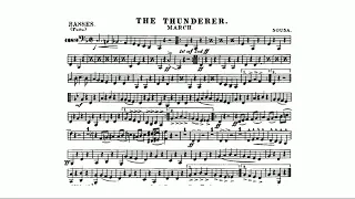 The Thunderer March: : John Philip Sousa - Basses