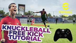 eFootball 2023 - Knuckle Shot Free Kick Tutorial 🔥