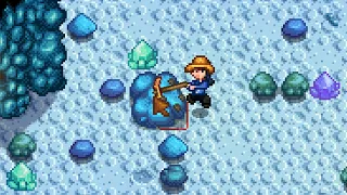 speedrunning the mines in stardew valley