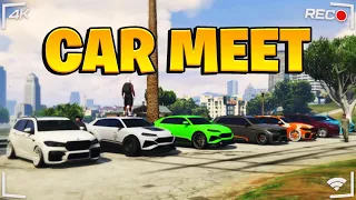 🟢LIVE! - CLEAN CAR MEET IN GTA 5 ONLINE | CRUISING AROUND THE CITY | PS4/PS5 (OLD GEN)