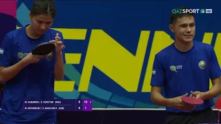 Настольный теннис. «2021 ITTF Kazakhstan International Open». Микст. Финал