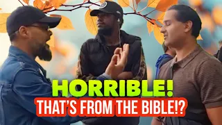 Horrible! that's from the Bible!? Hashim Vs Christian | Speakers Corner | Old Is Gold