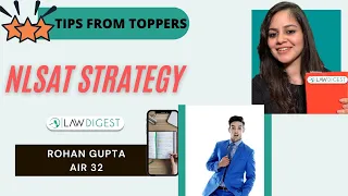 NLSAT preparation & topper tips | Strategy for NLSAT 2023 | Rohan Gupta Rank 32