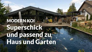 Renes gigantischer 80.000 Liter Genesis Rechteckteich | Modern Koi Blog #6653