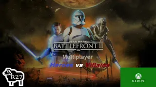 STAR WARS Battlefront II - Multiplayer (No Commentary) #673 - Heroes vs Villains - 18/K to 04/D😉