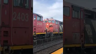 CN and BCOL C40-8M’s Funeral Train!