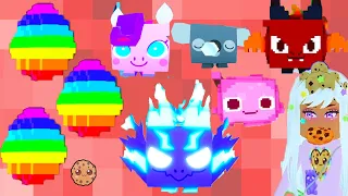 Mystery Rainbow Pixel World Eggs ( Pet Sim X ) Huge Pet Update